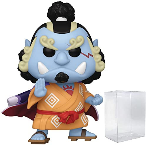 POP One Piece - Jinbe Limited Edition Chase Funko Vinyl Figure (Bundled with Compatible Box Protector Case), Multicolor, 3.75 inches