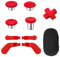 Elite Series 2 Paddles Accessori, levette in metallo pulsanti di ricambio per Xbox One Elite Series 2 Core, 9 in 1 Component Pack Include 4 Joystick, 4 Pagaie e 1 Dpad (rosso