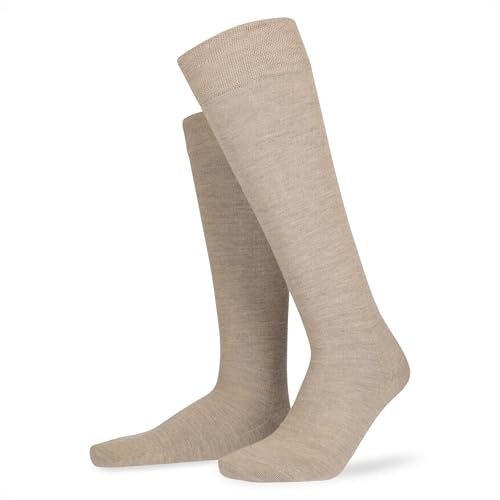 Hudson Herren Relax Woolmix Clima Druckfrei Kniestrümpfe (1er Pack)