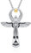 DAYLINLOVE Ankh Kette Silber 925 Auge des Horus Ankh Halskette Skarabäus Ankh Anhänger Altägyptischer Schmuck für Damen und Männer