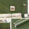 Livelynine Papier Peint Mural Couleur Unie Epais 40CMx10M Lavable Papier Peint Vert Uni Salon Salle de Bain Chambre Papier Adhesif pour Meuble Cuisine Vert Olive Rouleau Adhesif pour Meuble