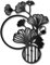 CREATCABIN Ginkgo-Metall-Wandkunst,Ginkgo-Blatt-Wanddekoration,Schwarze Skulpturen,Wandbehang,Ornament,Ausgehöhltes Metall-Wandschild Für Badezimmer,Wohnzimmer,Veranda,Terrasse,Gartenzaun,23x30cm