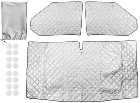 Surieen T5 T6 Windscreen Cover Internal, Car Foldable Interior Sun Visor Windshield Cover, Sunshade Front Windshield, Internal Thermal Blind with UV Protection and Thermal insulation