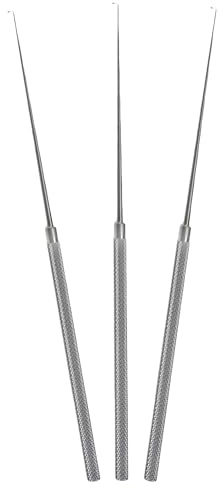 St Barts Surgical Stainless Steel Ear Wax Hook (Pack of 3) | Professional Medical Instrument for Safe & Effective Earwax Removal