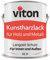 Viton Kunstharzlack in Schwarzgrau - 0,7 Kg Alkydharzlack für Holz und Metall - 3in1 inkl. Grundierung - Dauerhafter Schutz & Widerstandsfähig - KE31 - RAL 7021 Schwarzgrau