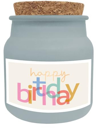 Grafik Werkstatt Wohlfühl-Kerze| frischer Zedernduft| happy birthday