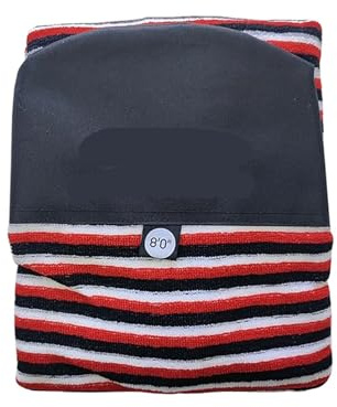 NihaoWXM Surfboard Schutzhülle 7ft/7.6ft/8ft/8.6ft/9ft/10ft Surfboard Sock Cover Cotton Soft Protective Bag for Shortboard,Funboard(8ft)