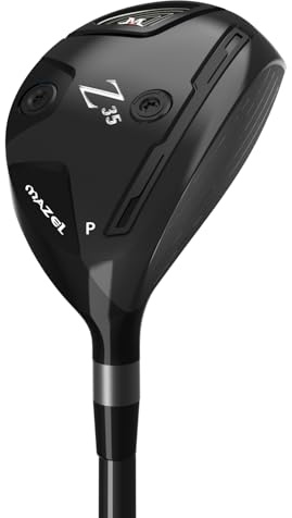 MAZEL Hybrid and Utility Golf Clubs 2,3,4,5,6,7,8,9, P for Men and Women, Graphite Shaft Flex S/R for Beginners