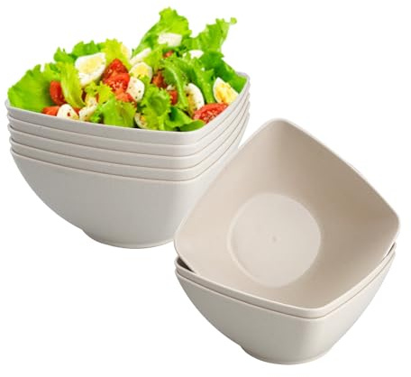 Shuqio Lot de 8 coupelles à sauce et snacks en PP | petits bols pour céréales, salades, desserts, sushis, fruits et soupes, réutilisables et lavables au lave-vaisselle