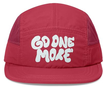 Clakllie Schnelltrocknend 5 Panel Basecap Herren Flat Brim Cap Leichte Running Mütze Atmungsaktiv Mesh Sport Kappe UV-Schutz Sommer Trucker Cap