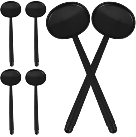 DOITOOL Oclusores Oculares de Plástico 6 Piezas Negro para Prueba Visual Portátil Herramienta de Examen Ocular para Ópticas y Clínicas Oftalmológicas