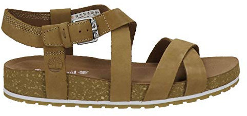 Timberland Malibu Waves, Sandales Bride cheville femme, Marron (Saddle QRF), 38 EU