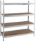 ESTEXO Steckregal Lagerregal 21 Modelle wählbar Schwerlastregal Regal Kellerregal Werkstattregal Werkbank Garagenregal (Verzinkt / 180x160x60cm / 1000kg)