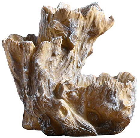 Baumwurzel Blumentopf Baumstamm-pflanzgefäße Aus Harz Rustikaler Behälter Treibholz Töpfe Garten Blumentopf Fee Garten Statue Kaktus-pflanztopf Blumendekor Pflanze Schmuckstücke