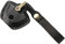 ontto Coque de clé de Moto - Convient pour BMW S1000RR S1000XR F800R K1300GT K1200R R1200RT K1300R - Accessoire de Protection pour clés de Moto avec Cuir tanné végétal - Porte-clés - Noir