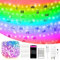LED Fotoclips 5m Musiksynchronisation Farbwechsel, RGB-LED-Kette, 40-Tasten-Fernbedienung, eingebautes Mikrofon, SMART ALEXA GOOGLE HOME TUYA, App-gesteuerte LED-Leuchten