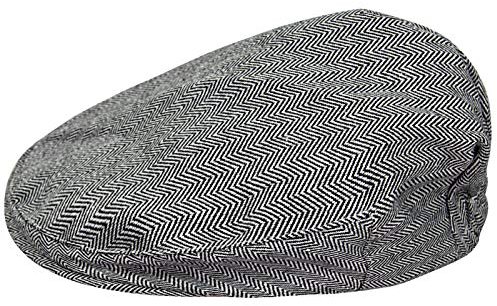 mintgreen Gorra Newsboy Niño Boina Espina de Pescado, Gris Oscuro, 6-8 años