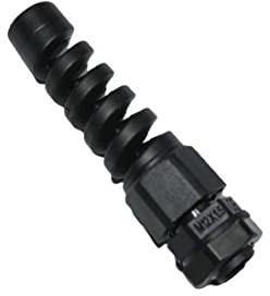 Zugentlastung Kabelduchführung Knickschutz 3-6mm schwarz (0315)