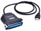 Digital Square- Adaptador Cable Impresora USB Macho a Puerto Paralelo IEEE 1284 36pin 80cm, para Conectar PC y Impresora, para HP Laserjet, para Windows XP / 2000 / ME / 98 / SE y superiores.