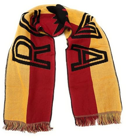 TOYSGIOCATTOLI Offizieller Schal für Tifoso (Rom), Größe 135 x 20 cm, ca, ROT SCHWARZ