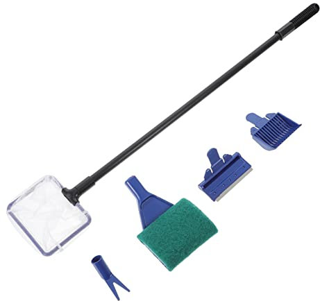 POPETPOP 5 Kunststoffreiniger Glasreiniger Aquarium Fischglas-reinigungsset Aquarienreinigungsset Reinigungswerkzeug Für Aquarien Reinigungsset Für Aquarien Filter Magnetische Bürste