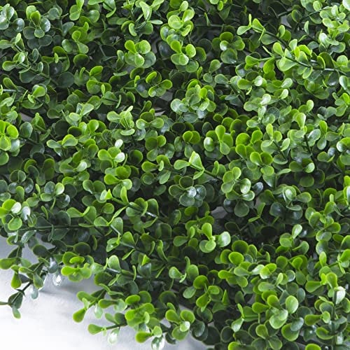 TENAX Divy 3D Panel Buxus Intense 0,5x0,5 m Pannello Componibile con Foglie Artificiali Tipo Bosso per Decorazione Parete Giardino Verticale