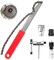 mizikuu Kit Attrezzi Catena per Bici, Set da 5 Pezzi Chiave di rimozione e Frusta Durevole e Antiscivolo Attrezzi Bicicletta Pacco Estrattore pignone per Cassette da 6, 7, 8, 9, 10, 11 Scomparti