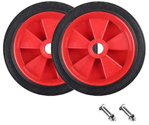 ZYWUOY Lot de 2 roues de rechange pour compresseur d'air, anti-chocs, antidérapantes, silencieuses 15,2 cm