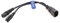 Eonvic C14 zu C13+C7 Y Splitter Netzstecker Kabel, IEC 320 C14 Stecker auf C13+C7 Buchse Splitter Adapter Kabel 250V 10A,30CM
