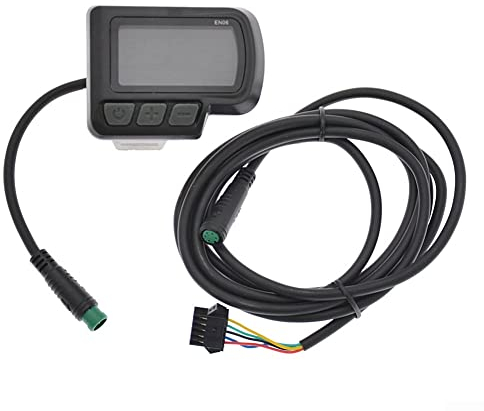 Elektrofahrrad Display Mete, LCD ABS E-Bike Display Bedienfeld, Geeignet für Roller E Bike Power Speed Display Meter