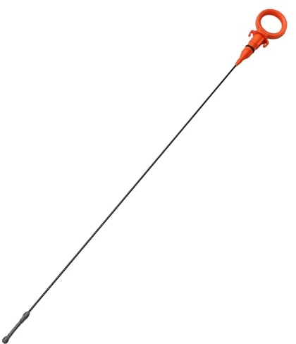 QUARKZMAN Ölmessstab Für VW Polo 2015-2022 1 Stück | Farbe: Schwarz, Orange, Material: Metall, Kunststoff, Größe: 56,8 x 4,2 cm, OE-Nr.: 03L115611H