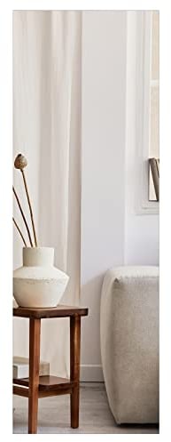 LIFEZEAL Specchio da Parete Lungo, Specchio ingresso Senza Carda Specchiera Rettangolare, 110 x 38 cm per Soggiorno, Specchio Camera da letto, Bagno, Moderno ed Elegante
