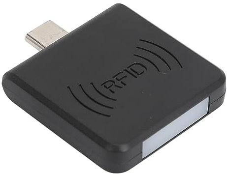 Bewinner USB C RFID Card Reader, Contactless Mobile Phone Card Reader, Wide Compatibility, Compact Swipe Card Reader For XP 7 10 (Black)