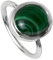 I-be, Malachit Edelstein Ring oval, 925 Silber, im Geschenketui, 103612/10x12 (58)