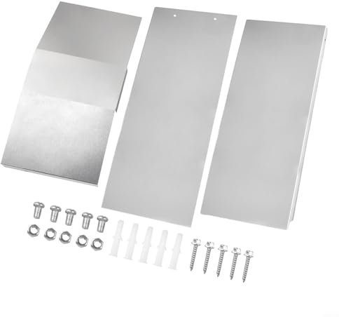 Getdoublerich Heizungsreflektor-Set, Terrassenheizer, Reflektorhaube, verstellbarer Wärmefokussierungsreflektor