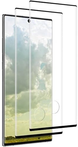 Beukei Panzer Schutz Glas für Samsung Galaxy Note 10, 2 Stück Glass Protector, [Blasenfrei][9H Härte][HD Klare][Anti-Kratzen] Handyfolie