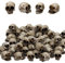 Wekuw Totenkopf Deko, 20 Stück Totenkopf Blumentopf Dekoration Mini Totenkopf Figur Schädel Modell Mini für Spukhaus, Halloween Horror Party, Dekoration für Halloween