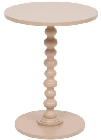 Atmosphera - Table d’appoint Alix Noisette 50x38x38cm