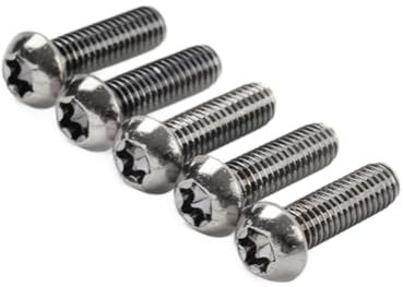 YFUK Rear Disc Brake M8*20 Retaining Rotor Bolt Screw 5pcs For BMW S1000RR M1000RR S1000XR 19-24 Titanium Alloy Silver