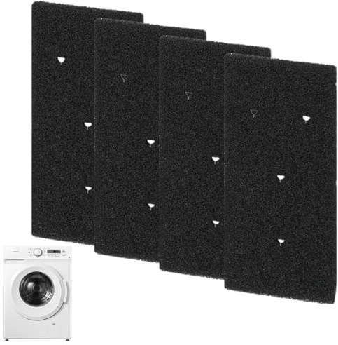 Aililong Lot de 4 filtres de rechange pour sèche-linge Bauknecht, Privileg, Whirlpool et Beko - 230 x 115 x 14 mm