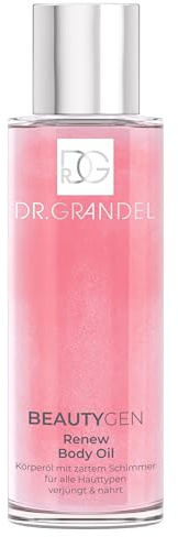 DR. GRANDEL BEAUTYGEN Renew Body Oil Pflegendes Körperöl 100 ml | Mit Schneealgen-Extrakt & Wildrosenöl, spendet Feuchtigkeit, verleiht zarten Schimmer & verbessert Elastizität