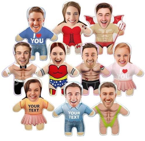 Personalisiertes 3D-Kissen mit Foto-Bedruckung - Gesicht und Körper 20cm, #4