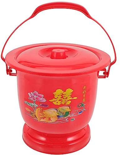 Ipetboom Chambre Pot Portable Plastique Pour Adultes Spittoon Pratique Pour Mariage Et Usage Urinoir Pour Personnes Âgées Avec Service Longue Durée