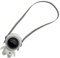 UKCOCO Ventilador Pequeño Con Cordón Para Colgar Portátil Para El Cuello Con USB Personal Pequeño Recargable Por USB De Gel De Sílice Color Blanco