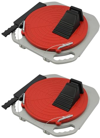 Achsvermessung Drehteller Radausrichtungs für Spureinstellgerät für Auto Auswuchtungswerkzeug 1-Paar 3-Tonnen-Tragkraft pro Drehplatte mit 2-Unterlegkeile 0-50°-Skala Zifferblatt Messungen (Grau)