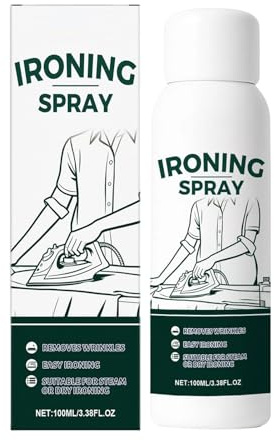 Starch Spray For Ironing, 100 ml Without Flaking Without Clogging Antistatic | Liquid Starch For Ironing | For Clothes In Cotton Polyester Wool And Silk For Home And Families And For V