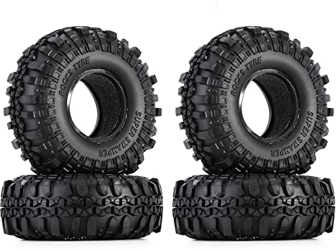 INJORA RC Reifen 4pcs 1,9inch Crawler Reifen für 1:10 RC Rock Crawler Axial SCX10 90046 SCX10 III AXI03007 Tamiya CC01 D90 D110