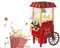 BEPER Macchina per Popcorn, Popcorn in 3 Minuti, No Grassi, Circolazione di Aria Calda, Senza Olio Potenza 1200 W, Rosso/ Oro