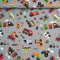 MAGAM-Stoffe Bunte Autowelt Baumwollstoff Kinderstoff 100% Baumwolle Oeko-Tex Meterware 50cm (Grau)