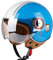 Rétro Casque à Face Ouverte Demi-Jet Casque Scooter avec Visière Open Face Classic Casque Moto Jet Vintage ECE Homologué Casque Bol Moto Bols pour Homme et Femme L,XL